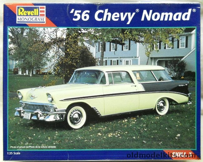 Monogram 1/25 1956 Chevrolet Nomad - Station Wagon, 85-2489 plastic model kit